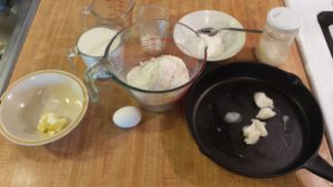 Ingredients for Skillet Cornbread Recipe