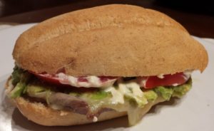 Steak and Avocado Sandwich Chilean Churrasco Italiano