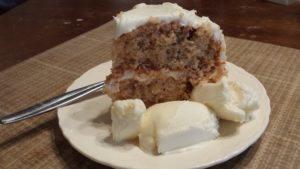 Hummingbird Cake with Cake Mix Ice Cream