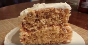 Hummingbird Cake with Cake Mix Slice