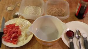 Easy Savannah Red Rice Microwave Ingredients