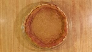 This egg custard pie recipe is the perfect dessert after a heavy meal.