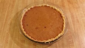 Roasted butternut squash pie is better than pumpkin pie