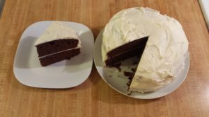 Chocolate cake cream cheese frosting