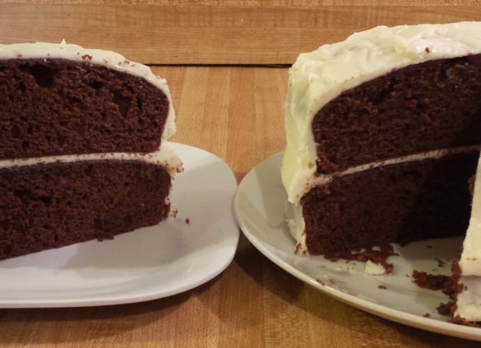 Devil's food cake with cake mix is an easy chocolate cake recipe.