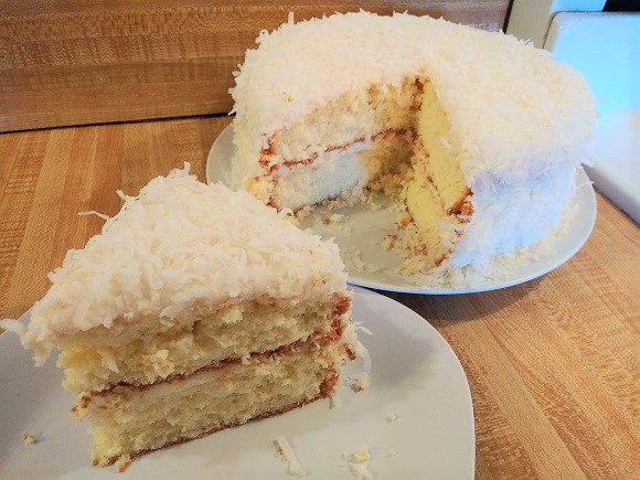 Coconut Cake with Cake Mix