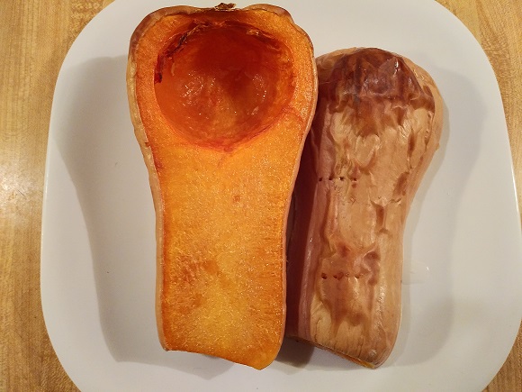 How to Bake Butternut Squash Halves