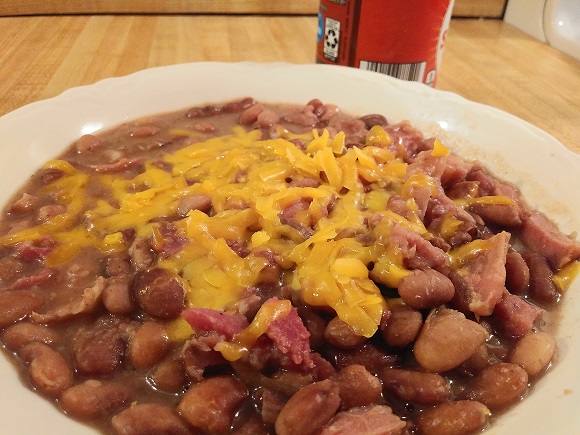 Pinto Beans with Cheese