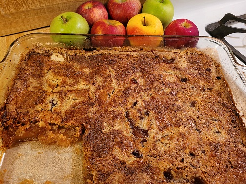 Apple Cobbler in 9 x 13 Pan