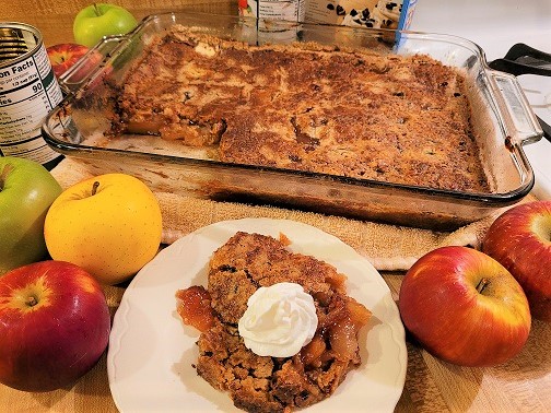 Apple Cobbler with Cake Mix and Pie Filling