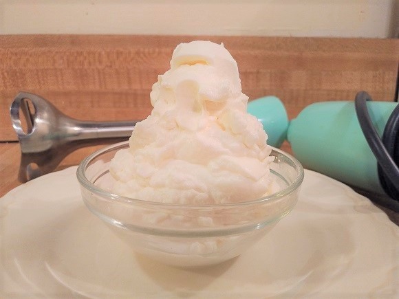Easy Homemade Whipped Cream with a Hand Held Blender