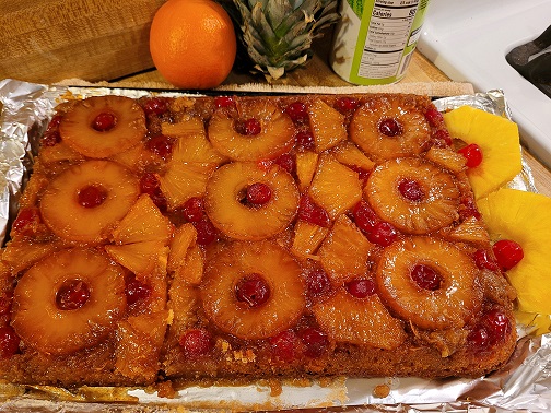 Homemade Pineapple Upside Down Cake