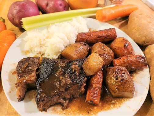 Pot Roast in the Oven with Vegetables