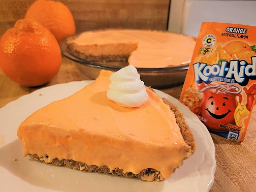 Orange Creamsicle Kool-Aid Pie