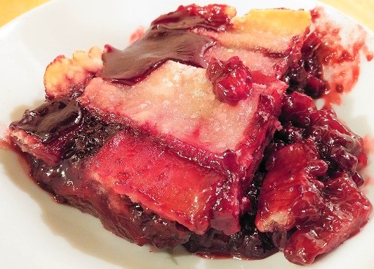 Blackberry Cobbler with Dumplings