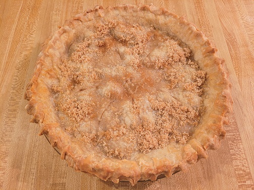 Golden Brown Peach Pie