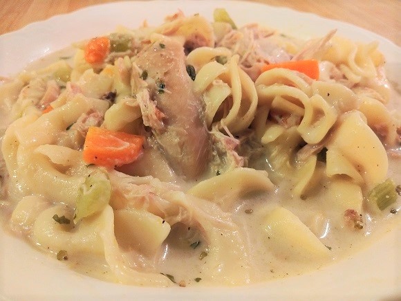 Chicken and Noodles Recipe with Egg Noodles