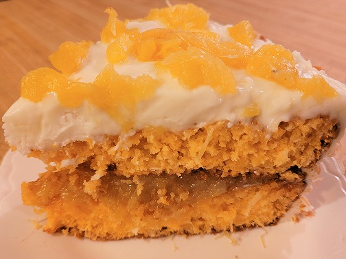 Pineapple Coconut Cake with Fresh Pineapple