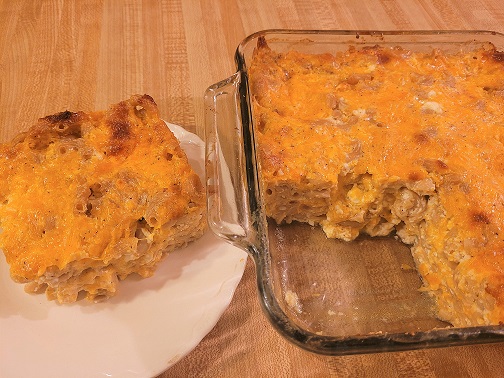 Baked Mac and Cheese with Cottage Cheese and Sour Cream