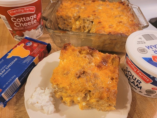 Mac and Cheese with Cottage Cheese and Sour Cream