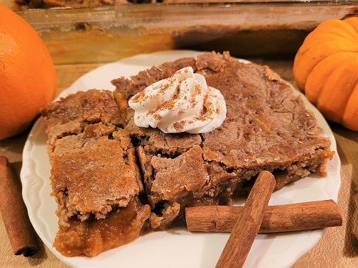 Pumpkin Dump Cake with 3 Ingredients Recipe