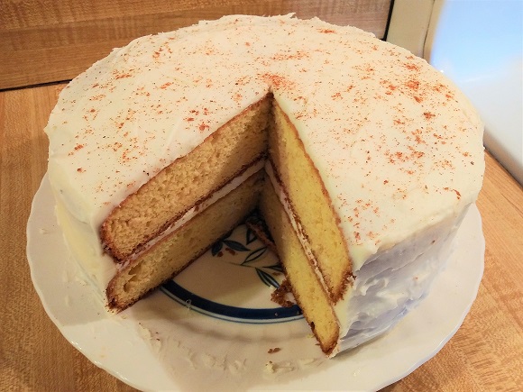 Eggnog Cake with Box Mix - ParnellTheChef