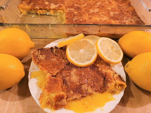 Lemon Dump Cake with 3 Ingredients Recipe