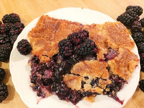 Blackberry Dump Cake