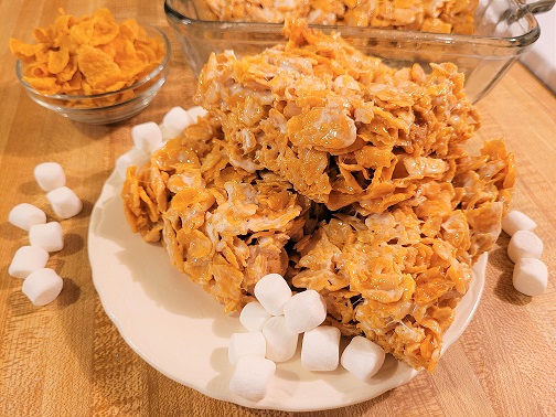 Cornflake Marshmallow Treats Easy Recipe