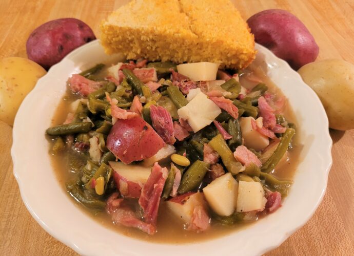 Green Beans Potatoes and Ham Recipe