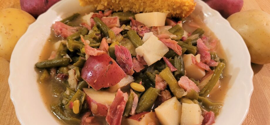 Green Beans Potatoes and Ham Recipe