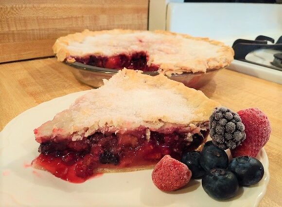 Mixed Berry Pie with Frozen Berries