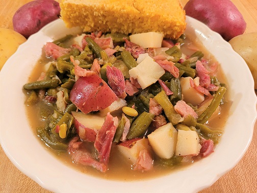 Southern Ham with Green Beans and Ham