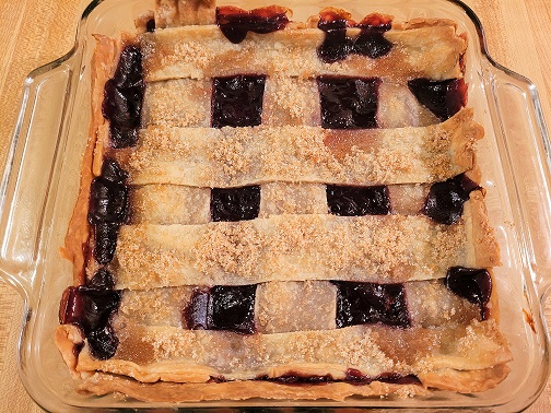 Old-School Seedless Blackberry Cobbler