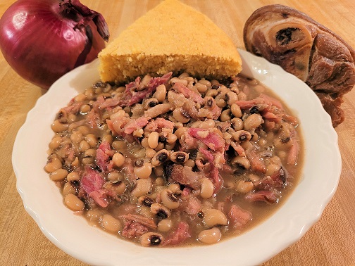 Frozen Purple Hull Peas on the Stove Top