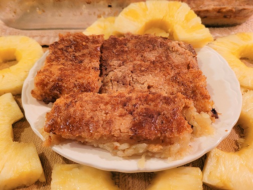 Pineapple Dump Cake with 3 Ingredients
