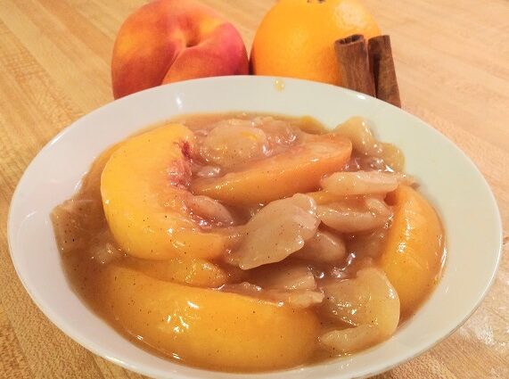 Peach Dumplings on the Stovetop