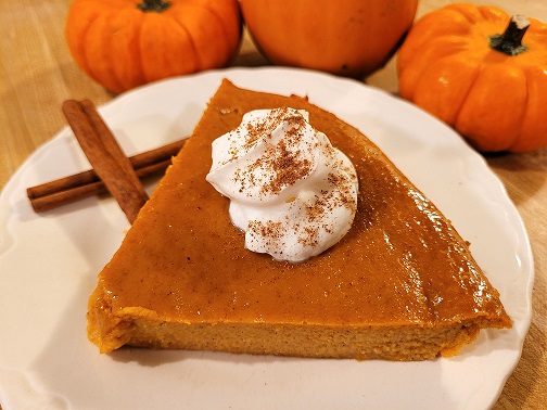 Crustless Pumpkin Pie with Condensed Milk Recipe