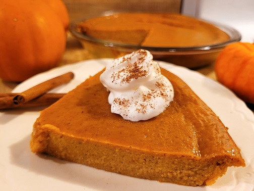 Crustless Pumpkin Pie with Condensed Milk