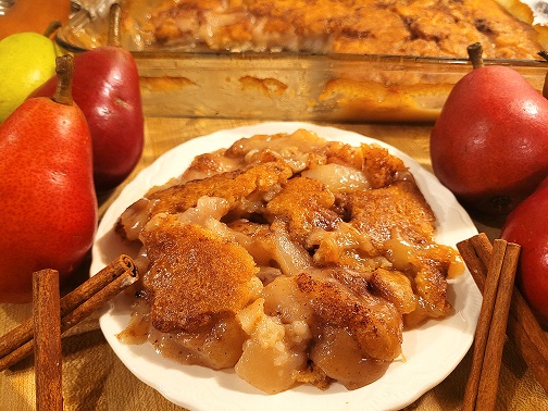 Easy Pear Cobbler with Canned Pears