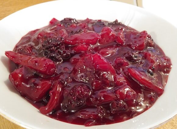 Blackberry Dumplings with Pie Crust