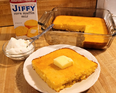 Jiffy Cornbread with Sour Cream Recipe