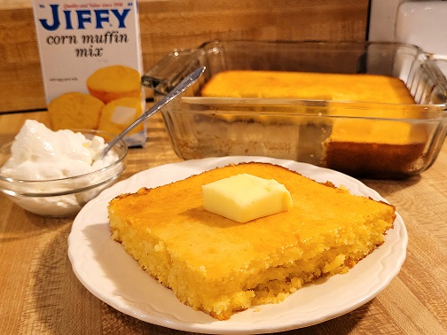 Jiffy Cornbread with Sour Cream