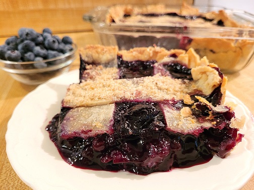Blueberry Cobbler with Pie Crust Recipe