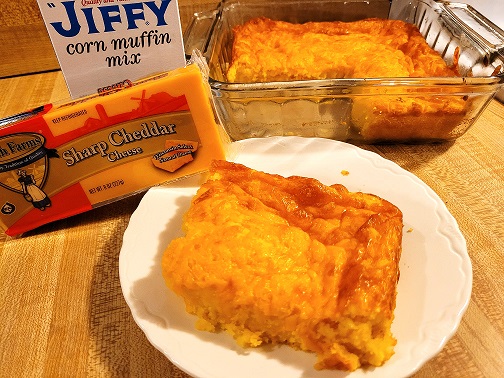 Jiffy Cheesy Cornbread Recipe
