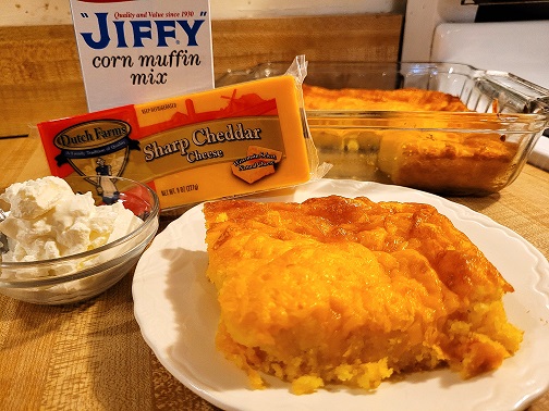Jiffy Cheesy Cornbread