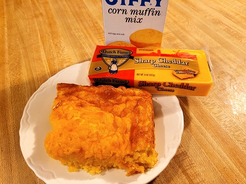 Jiffy Cornbread with Cheese
