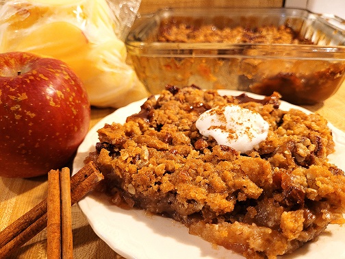 Apple Crisp with Frozen Apples